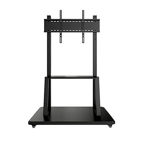 Image of TV Mounts,TV Floor Stand,Height Adjustable Tall TV Stand Free Standing TV Bracket for 40-90 in Flat Panel LED LCD Screens Hold up to 80KG / Black / 110x55cm