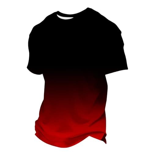Image of Huihong Short Sleeve T-Shirt for Boys Kids Crew Neck Summer Casual Gym Tops Lightweight Soft Comfortable Breathable Quick Dry Loose Fit Stretchy School Outdoor Sports (Red, 11-12 Years)