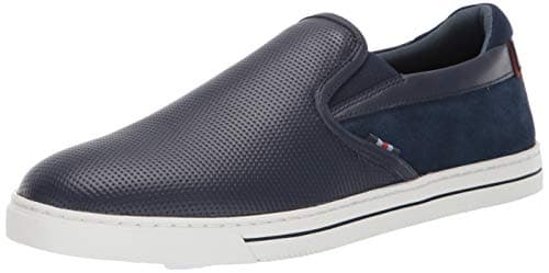 Image of Ted Baker Men's Wlador Sneaker, Dark Blue Leather, 11 UK