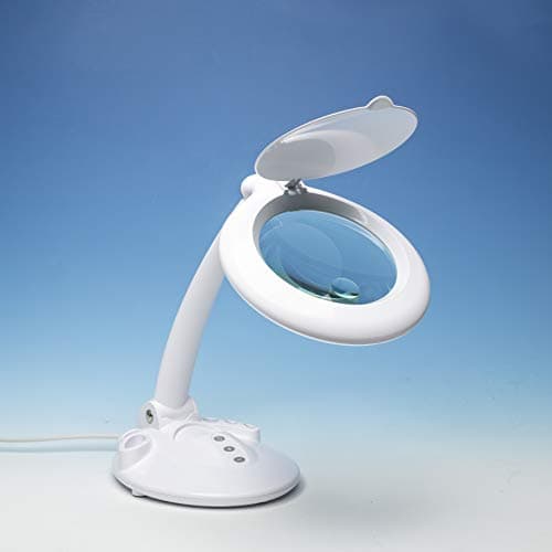 Image of Lightcraft LED Magnifier Table Lamp with Organiser Base