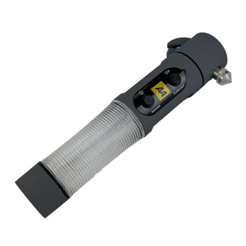 Image of AA 3-in-1 Emergency Flashing Beacon Torch Glass Hammer Seatbelt Cutter Rescue Tool for Cars and Other Vehicles AA1306, Grey