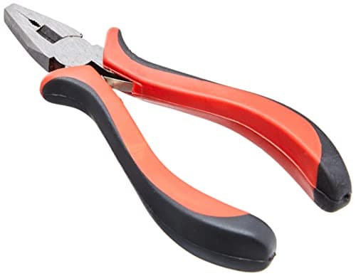 Image of Hilka 26100700 Mini Combination Pliers with Soft Grip, Red