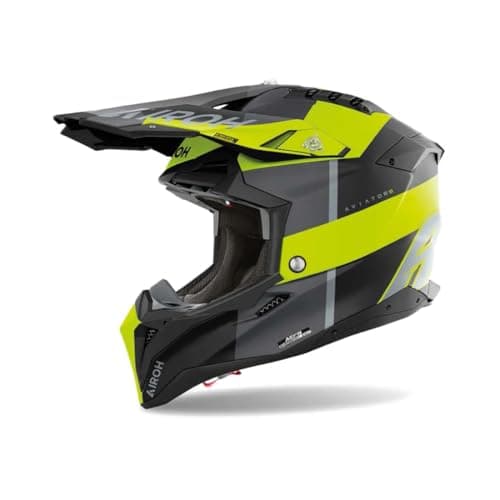 Image of AIROH AVIATOR 3 MONARCH YELLOW MATT S