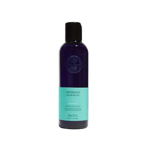 Image of Neal's Yard Remedies Aromatic Shower Gel, Body Wash With Relaxing Lavender & Geranium, Vegan & Cruelty-Free, 200ml
