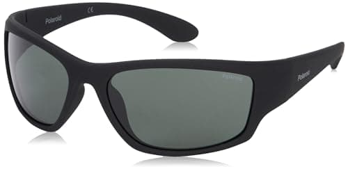 Image of Polaroid Men PLD 7005/S RC YYV 63 Sunglasses, Black Rubber/Green Pz