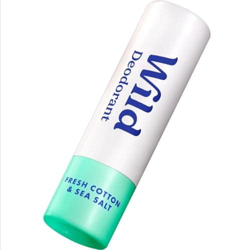 Image of Wild Fresh Cotton & Sea Salt Natural Deodorant 16g – Aluminium Free Travel Size Deodorant with Long Lasting Freshness