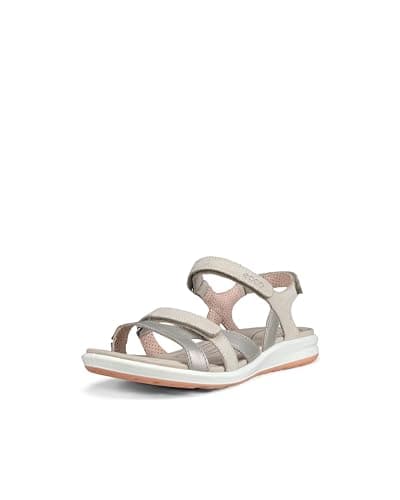 Image of Ecco Cruise Ii, Women’s Hiking Sandals, (Silver Grey/Gravel/Rose Dust), 3.5 UK (36 EU)