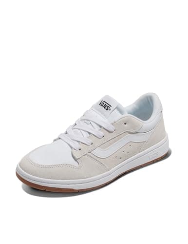 Image of Vans Women's Ryland Sneaker, Suede Canvas White White, 7 UK
