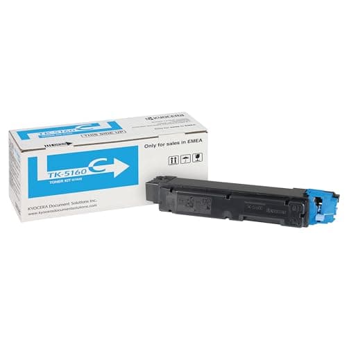 Image of Kyocera TK-5160C Toner Cyan, 12.000 Pages, Original Premium Printer Cartridge 1T02NTCNL0 for ECOSYS P7040cdn