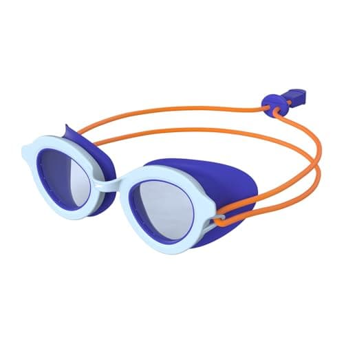Image of Speedo Unisex-Youth Sunny G Sea Shells Swimming Goggles | Anti-leak | Stylist Design | Kids Holiday Goggles, Sky Blue/Celeste, One Size