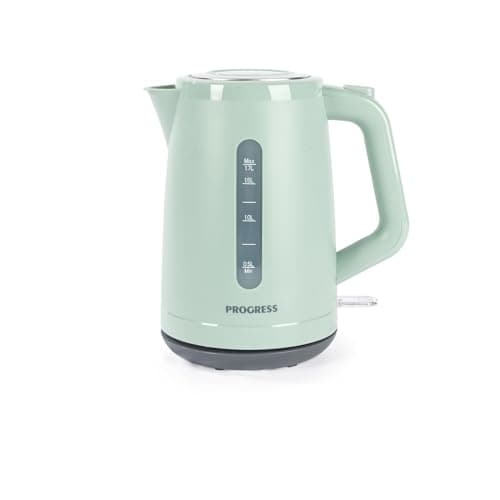 Image of Progress Neutrals Electric Kettle – Fast Boil 1.7L, 3000 W Jug Kettle with 360° Swivel Base, Removable Limescale Filter, Boil-Dry Protection, Neutrals Collection, 3 Year Guarantee