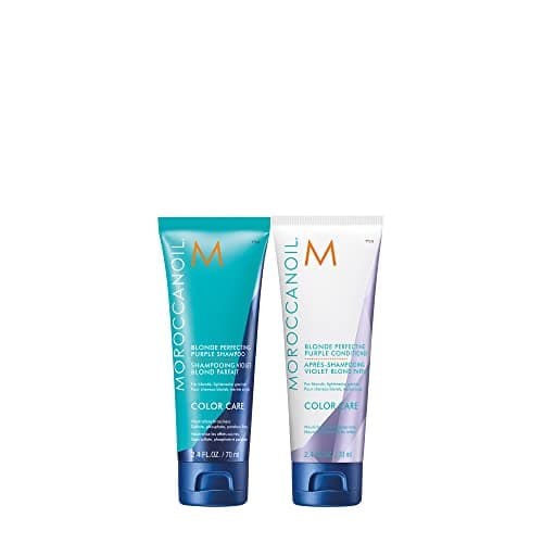 Image of Moroccanoil Purple Shampoo and Conditioner, 70 ml