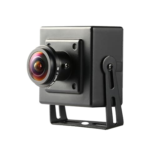 Image of REVODATA HD 8MP 4K Mini POE IP Camera, Small Indoor Security Camera Fisheye 1.7mm 180° Viewing Angle P2P Remote View CCTV POE Camera H.265 Motion Detection (I706-3-P-HS82)