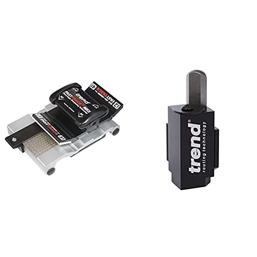 Image of Trend FTS/KIT/MK2B Fast Track MK2 Fixed Angle Sharpening Technology & C Corner Wood Chisel for Square Hinge and Lock Face Fitting, Black, 70mm