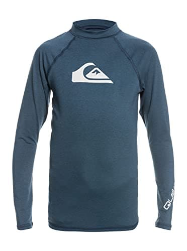 Image of Quiksilver All Time - Long Sleeve UPF 50 Rash Vest for Boys 8-16