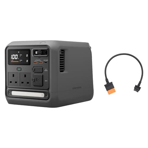 Image of DJI Power 1000 Mini Portable Power Station, 1008Wh LFP Battery, Compact Size, 1000W Max Output, Fast Drone Charging, DJI Power SDC Fast Charging, Portable Battery for Drones