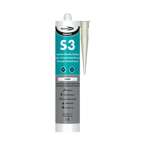 Image of Bond-it S3 Ivory High Performance Sanitary Grade Silicone Sealant