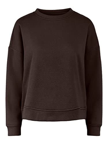 Image of PIECES Women's Casual Sweatshirt, Chicory Coffee, L