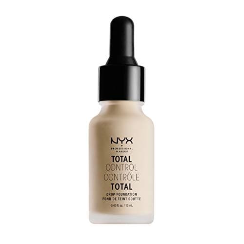 Image of NYX Professional Makeup Total Control Drop Foundation, Precise Dosage, Buildable Coverage, Long Lasting, Vegan Formula, Matte Finish, Shade: Light Ivory