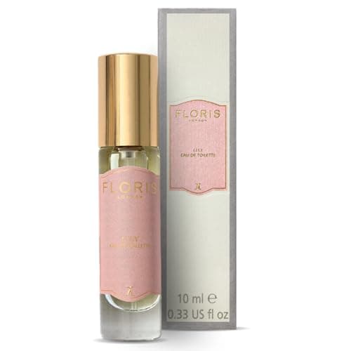 Image of Floris London Lily Eau de Toilette (10 ml) | Enchanting & Uplifting Floral Fragrance | Delicately Enhanced with Egyptian Jasmine & Bulgarian Rose | Perfect for Everyday Wear | Fresh & Feminine Scent
