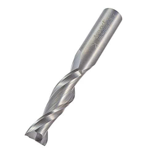 Image of Trend Professional Spiral Up-Cut Cutter, 12.7mm Diameter, 1/2 Inch Shank, 50.8mm Cut Length, Solid Tungsten Carbide, S55/6X1/2STC
