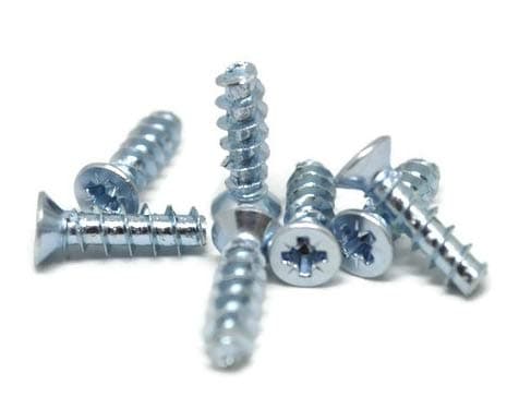Image of M5 5mm x 11mm EURO SCREWS FOR KITCHEN CABINETS, DOORS, WARDROBES & CUPBOARD HINGES FLAT HEAD (20)