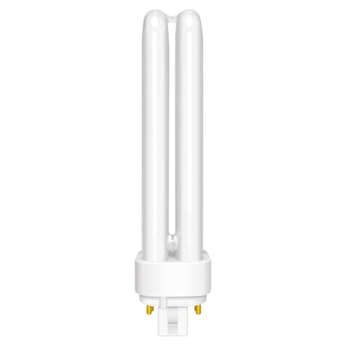 Image of Liuyife 18W Compact Fluorescent Lamp 4-Pin, G24q-2 Warm White 2700K, 1200LM, 2U Double Turn Tube Energy Saving Lamp, PLC CFL Light Bulb, Non-Dimmable, Suitable for Corridor, Bathroom, Bedroom, 1 Pack