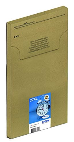 Image of Epson 27XL Alarm Clock Genuine High Yield Multipack, Eco-Friendly Packaging, 3-colours Ink Cartridges, DuraBrite Ultra Ink,XL High Capacity