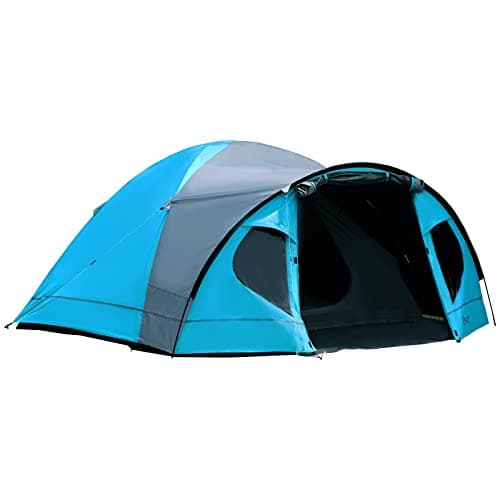Image of Portal 2-4 Man Blackout Tent with Porch Camping Tent for 3 to 4 Persons with Sewn-in Groundsheet 4000mm Waterproof Festival Tent Lightweight Dome Tent for Outdoor Backpacking Hiking