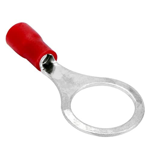 Image of Conext Link RTV-38R25 Vinyl Ring Terminal 25 Pack (3/8" Stud, Red 22-18 Gauge)