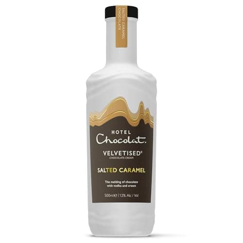Image of Hotel Chocolat Salted Caramel Velvetised Chocolate Cream - Award-Winning Chocolate Cream, 500ml, 12% - Gifts For Birthday, Thank you, Father's day 2026