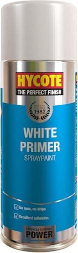Image of Hycote Fast Drying Aerosol Car Spray Paint, White Primer, 400 ml