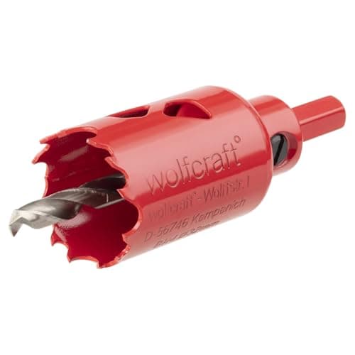 Image of wolfcraft Bi-Metal Hole Saw, Ø 32 mm I 5466000 I For drywall materials, wood, plastics and metals, cutting depth 40 mm