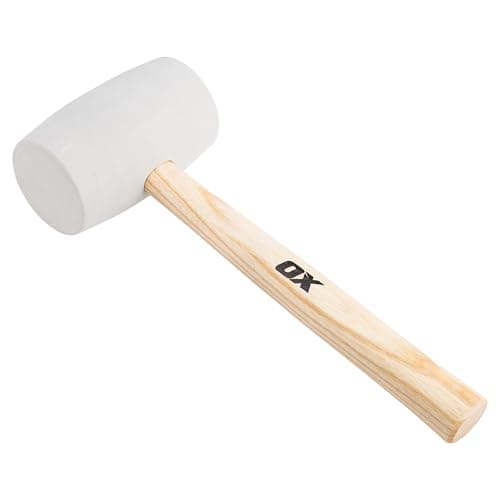 Image of OX Pro White Rubber Mallet - 32 oz