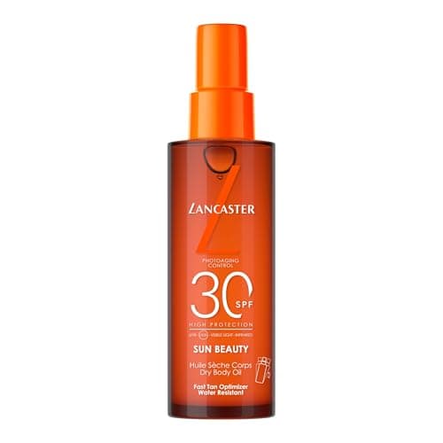 Image of Lancaster Sun Beauty Dry Body Oil SPF30 150ml | Photoaging Control | Broad Spectrum Sun Protection | Fast Tan Optimizer | Water Resistant Formula | Dries Invisible | Suitable for All Skin Types