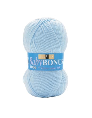 Image of Sirdar Wool Hayfield Bonus DK Double Knitting, Baby Blue (854), 100g