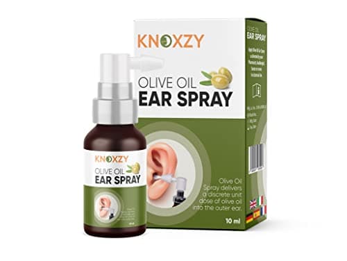 Image of Knoxzy Olive Oil Ear Spray, Wax Removal Natural Spray for Infections & Pain Softener Relief Clinically Tested - 10 ml x 1