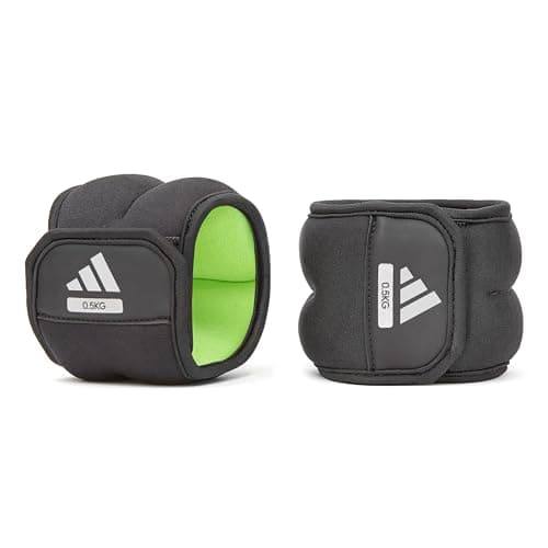 Image of adidas Unisex's Ankle/Wrist Weights-0.5Kg, Black