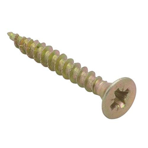 Image of Spectre Advanced Multi-purpose Woodscrews | 3.0 x 30mm | Zinc Yellow Passivated | Box 200