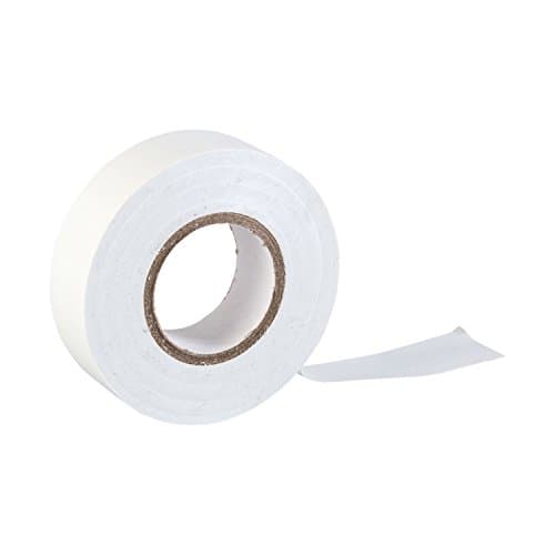Image of Gocableties White Electrical Tape, 19mm x 20m, Strong Self-Adhesive PVC Insulation Tape for Insulating, Repairing and Protecting Electrical Wires, 1 Roll