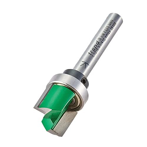 Image of Trend CraftPro Guided Profiler Router Cutter Bit, 1/4 Inch Shank, 15.9mm Cut Diameter & 12.7mm Cut Length, Tungsten Carbide Tipped, C121EX1/4TC