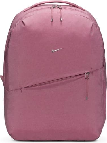 Image of Nike Aura HF7007 24L Backpack, Elemental Pink/Matte Silver, standard size, SPORTSWEAR
