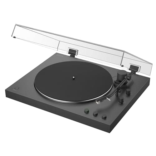 Image of Sony PS-LX3BT, Wireless Bluetooth Turntable with Full Auto Playback, Hi-Res Audio Wireless, Belt Drive, Built-in Phono Preamp, 2 Speed Operation, Dust Cover