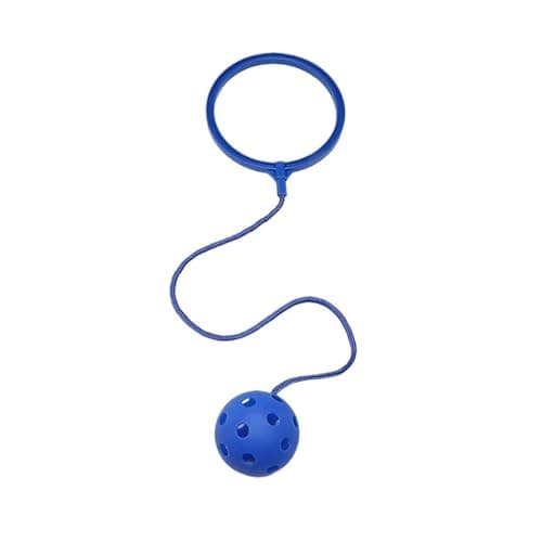 Image of Skip It Ankle Toy for Kids with Counter, Skipping Toy for Outdoor Game Summer Beach Party, Skip It Ankle Toys Jump Skipping Birthday Gifts (Blue)