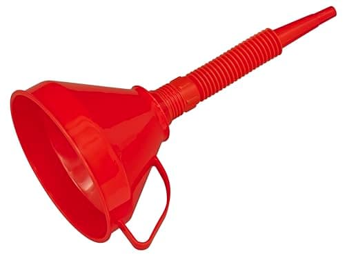 Image of Sealey F16F Funnel With Flexible Spout And Filter Medium 160Mm