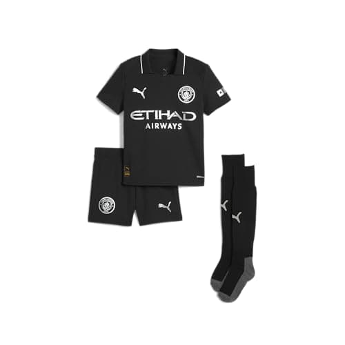 Image of PUMA Manchester City Kids Away Mini Kit 2025/26 Season - Black - Size: 4 Years
