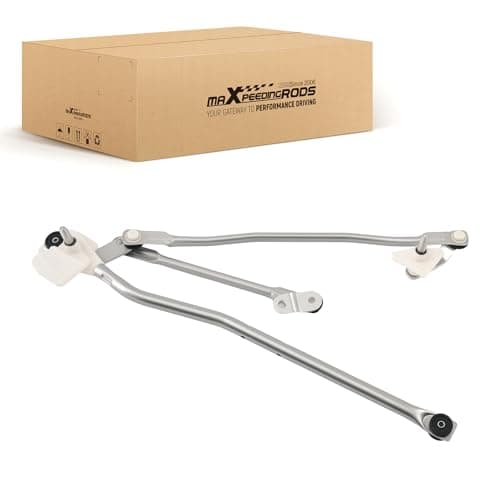 Image of maXpeedingrods 28840AX60A Front Windscreen Wiper Linkage for Nis-san Micra K12 2002-2010 12V Wiper Motor Linkage Mechanism 28840BC00A 28840AX600