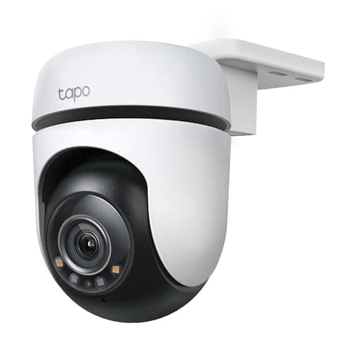 Image of TP-Link Tapo 2K Outdoor Pan/Tilt Security Wi-Fi Camera, IP65 Weatherproof, Motion Detection, 360° Visual Coverage,Full-Colour Night Vision,Local Storage,Works with Alexa&Google Home(Tapo TC41)