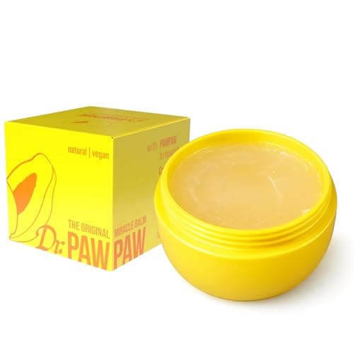 Image of Dr.PAWPAW Original Miracle Balm 100ml, Multi Purpose Natural Pawpaw Balm with Aloe Vera Olive Oil and Castor Oil, Vegan Hydrating Care for Lips Skin Hair and Nails