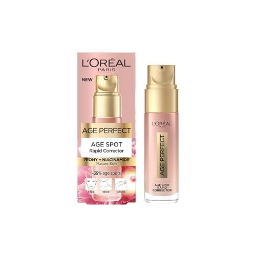 Image of L'Oreal Paris Age Perfect Golden Age Rapid Spot Corrector for Mature Skin, Niacinamide and Exclusive Peony Native Cells, Reduces Appearance of Dark Spots, 50ml